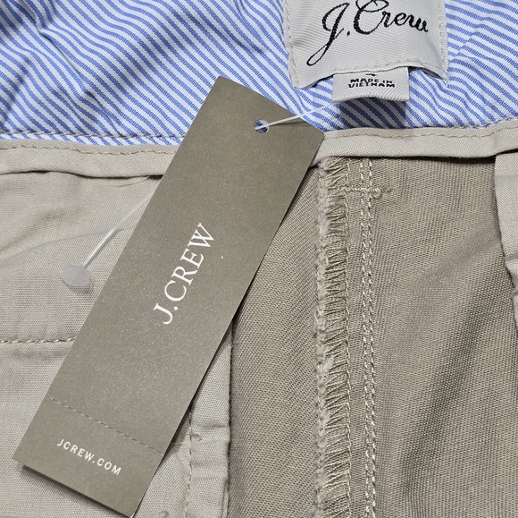 NWT J. Crew 5" Stretch Chino Khaki Short Women's Size 4 - Picture 10 of 13